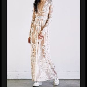 Free People - For Love & Lemons Temecula Maxi Dress Size Large
